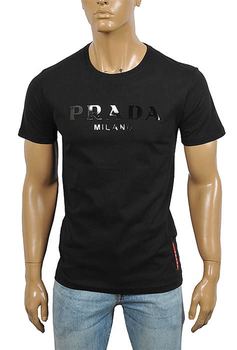 prada men tshirts|Prada cettire men's shirt.